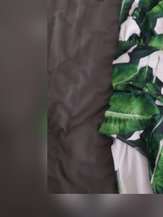 B2Prity Other - B2Prity Green Tropical Leaf One-Piece Swimwear NWT Size L